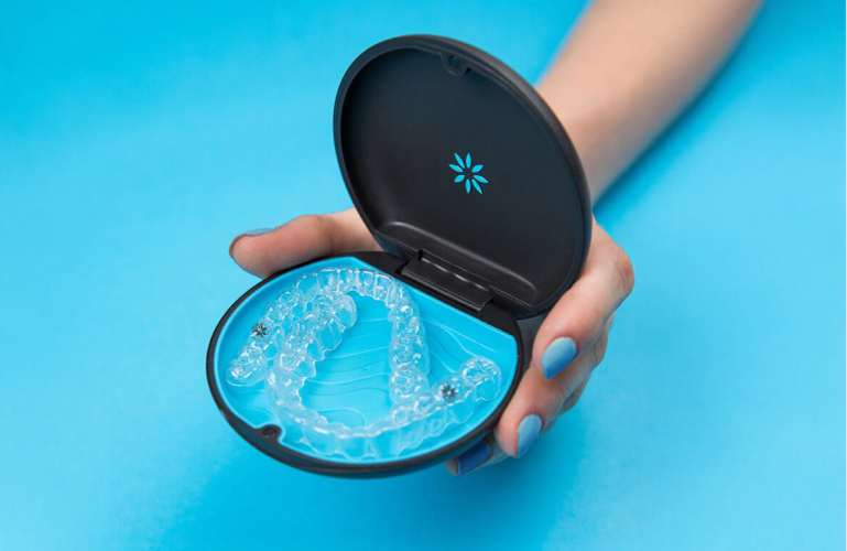 Close Up Of Invisalign Aligner