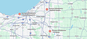 Success Orthodontics Map Small